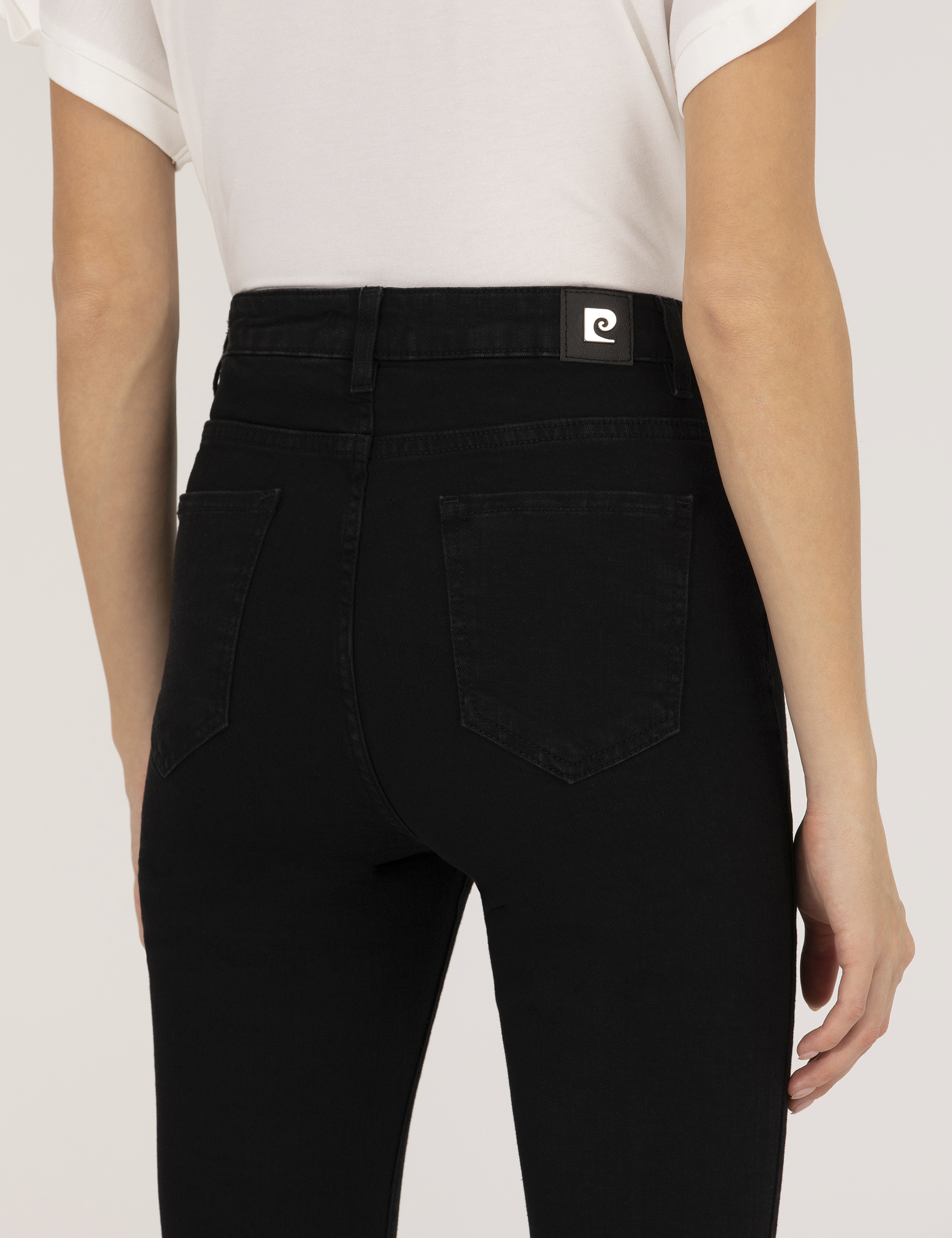 Siyah Skinny Fit Jean Pantolon - Image 7