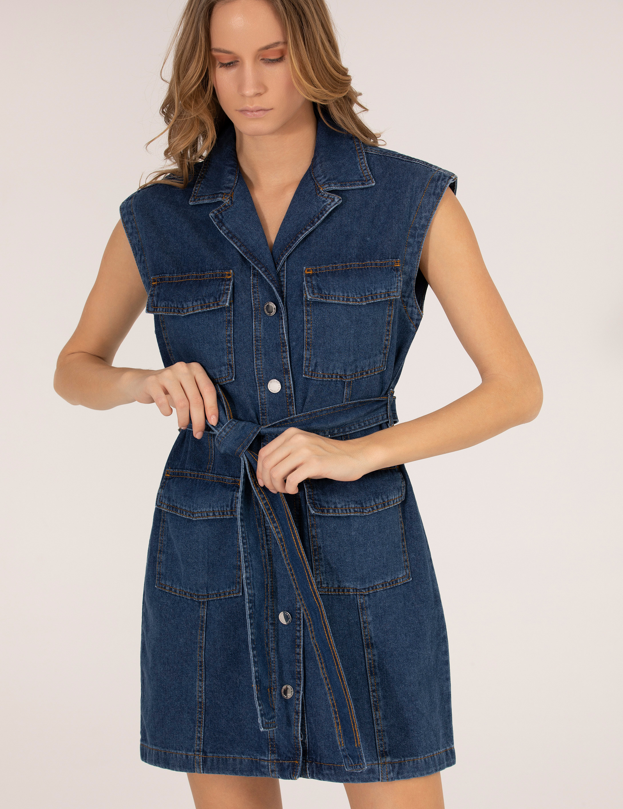 Mavi Slim Fit Jean Elbise - Image 2