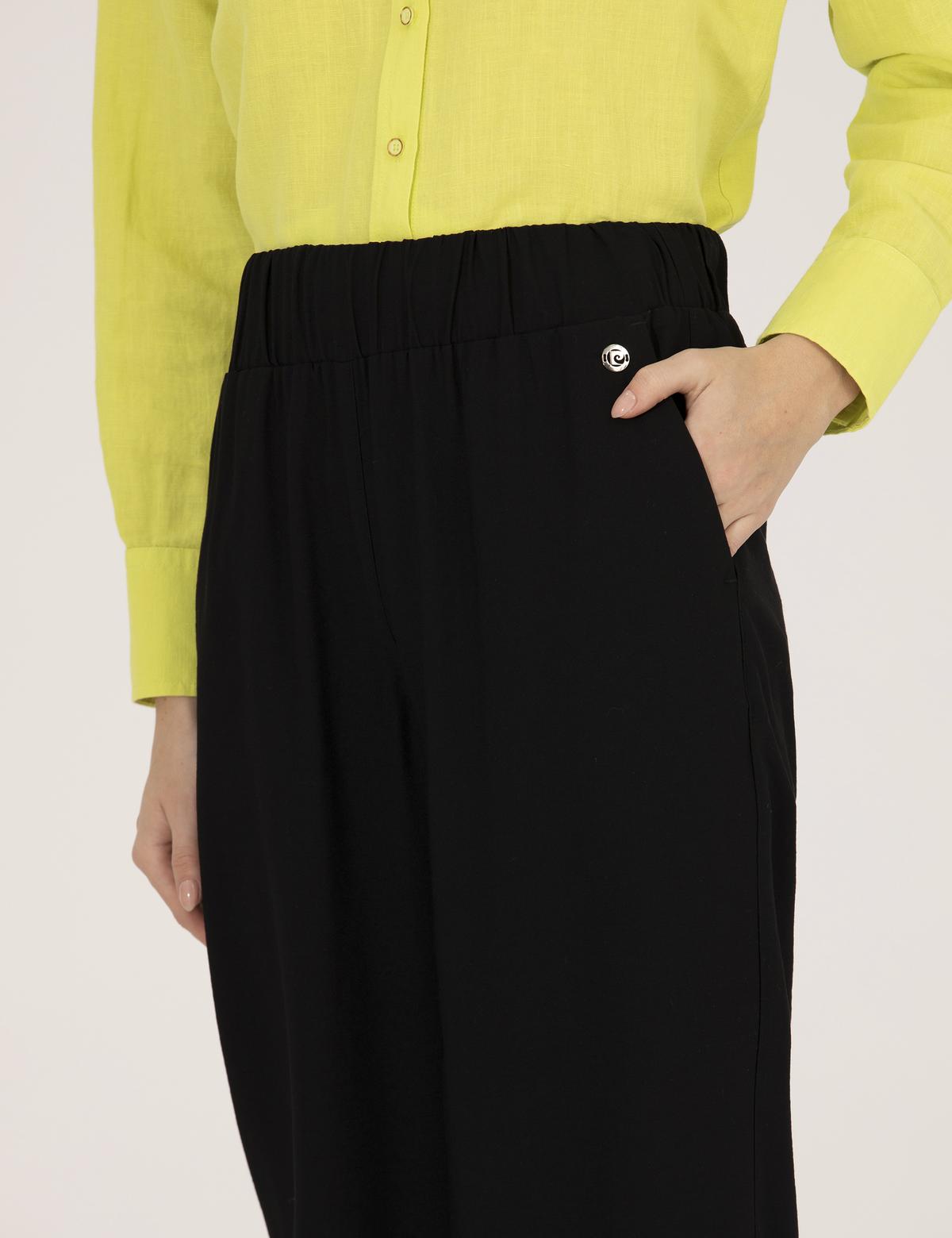 Siyah Kanvas Pantolon - 50263046051