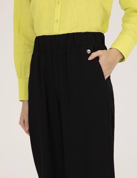 Siyah Kanvas Pantolon - 50263046051