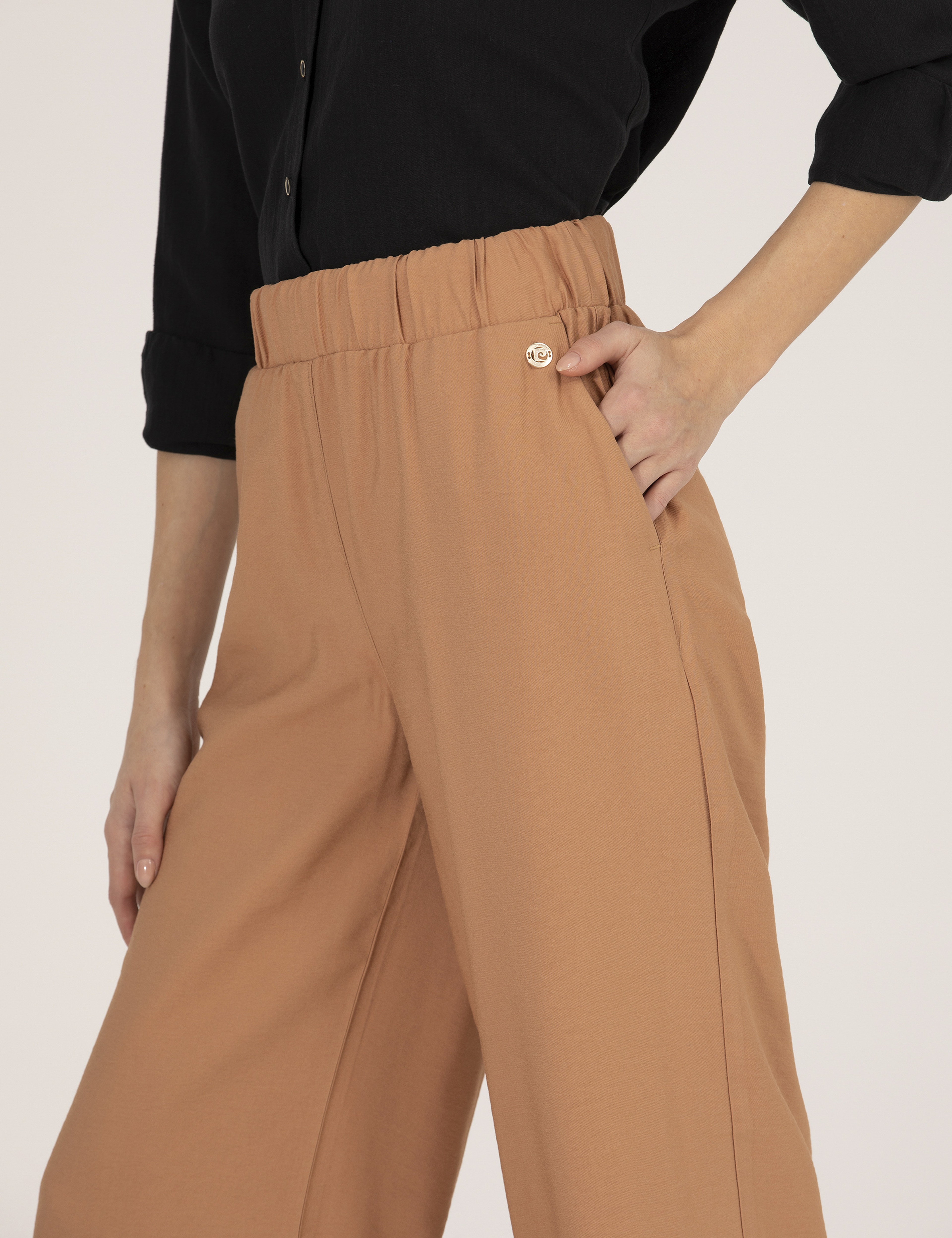 Kahverengi Loose Fit Pantolon - Image 5