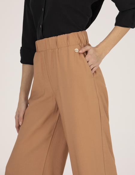 Kahverengi Loose Fit Pantolon - 50263046082