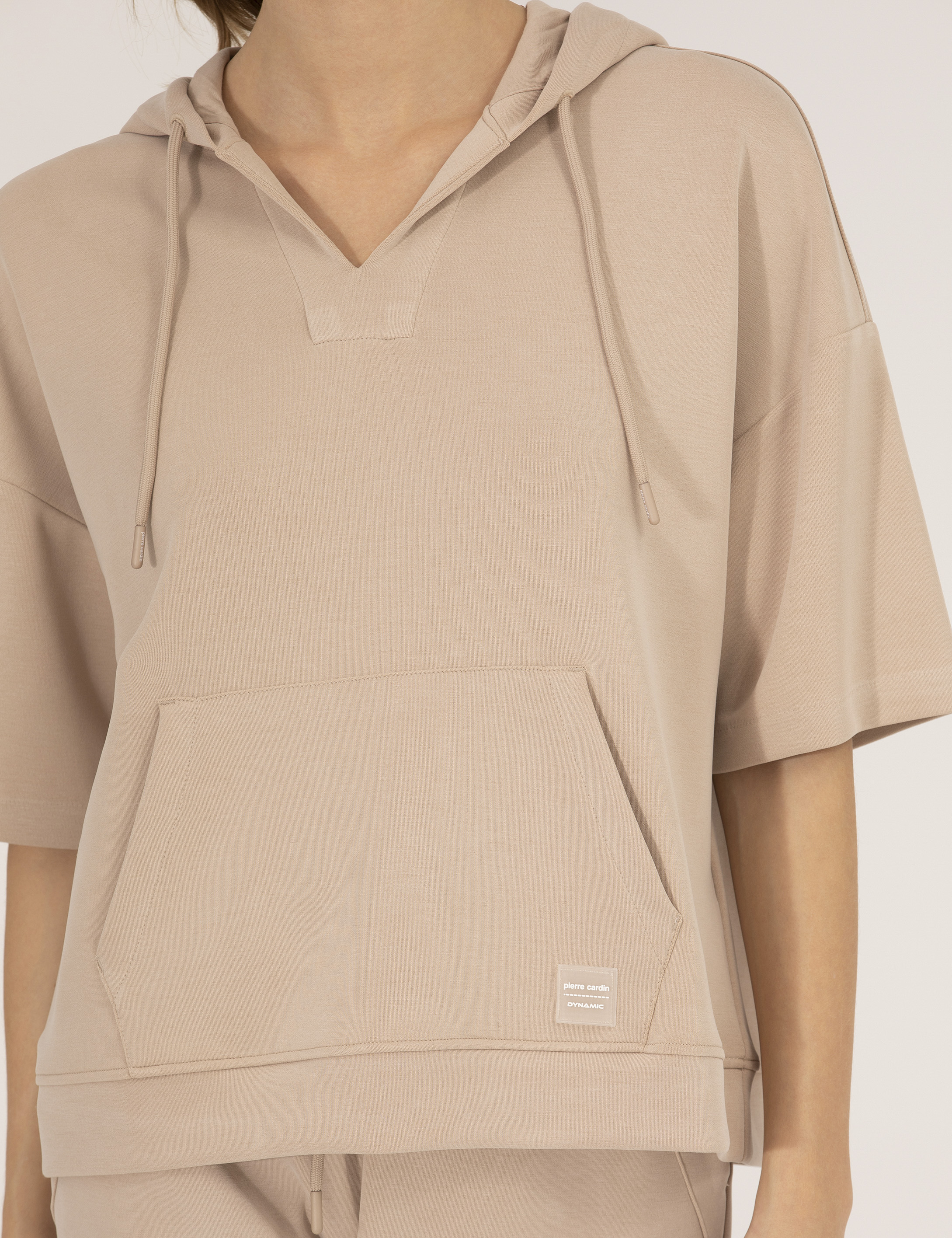 Kum Comfort Fit Kapüşonlu Sweatshirt