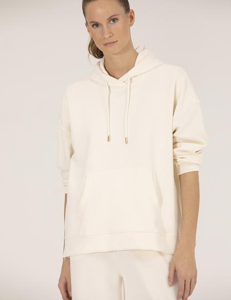 Ekru Comfort Fit Kapüşonlu Sweatshirt - 50263678003