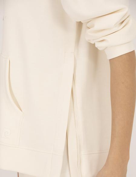 Ekru Comfort Fit Kapüşonlu Sweatshirt - 50263678003