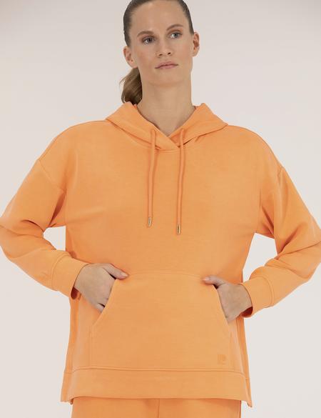 Turuncu Comfort Fit Kapüşonlu Sweatshirt - 50263678010