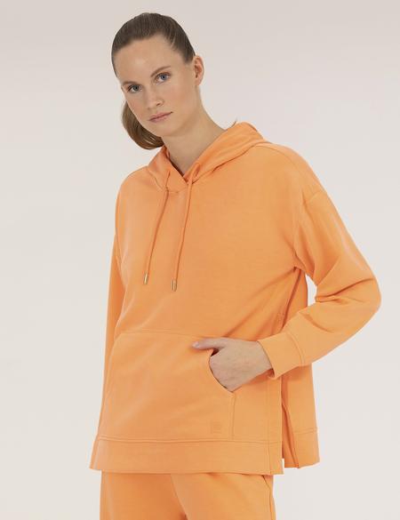 Turuncu Comfort Fit Kapüşonlu Sweatshirt - 50263678010