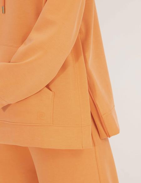 Turuncu Comfort Fit Kapüşonlu Sweatshirt - 50263678010