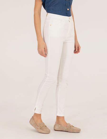 Ekru Skinny Fit Pantolon - 50263983003