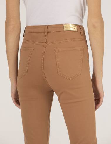 Kahverengi Skinny Fit Pantolon
