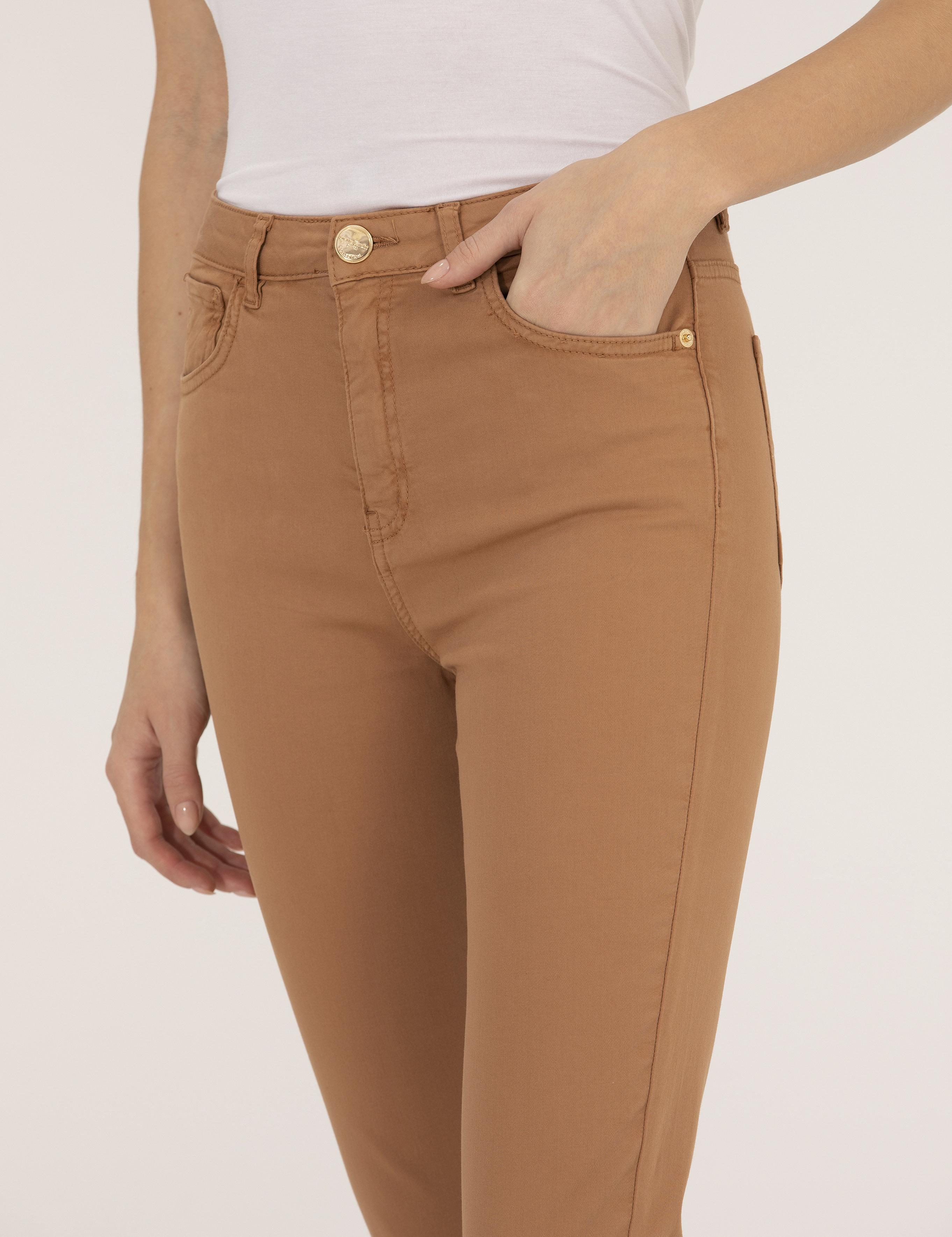 Kahverengi Skinny Fit Pantolon