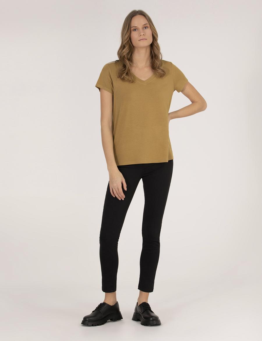 Siyah Skinny Fit Kanvas Pantolon