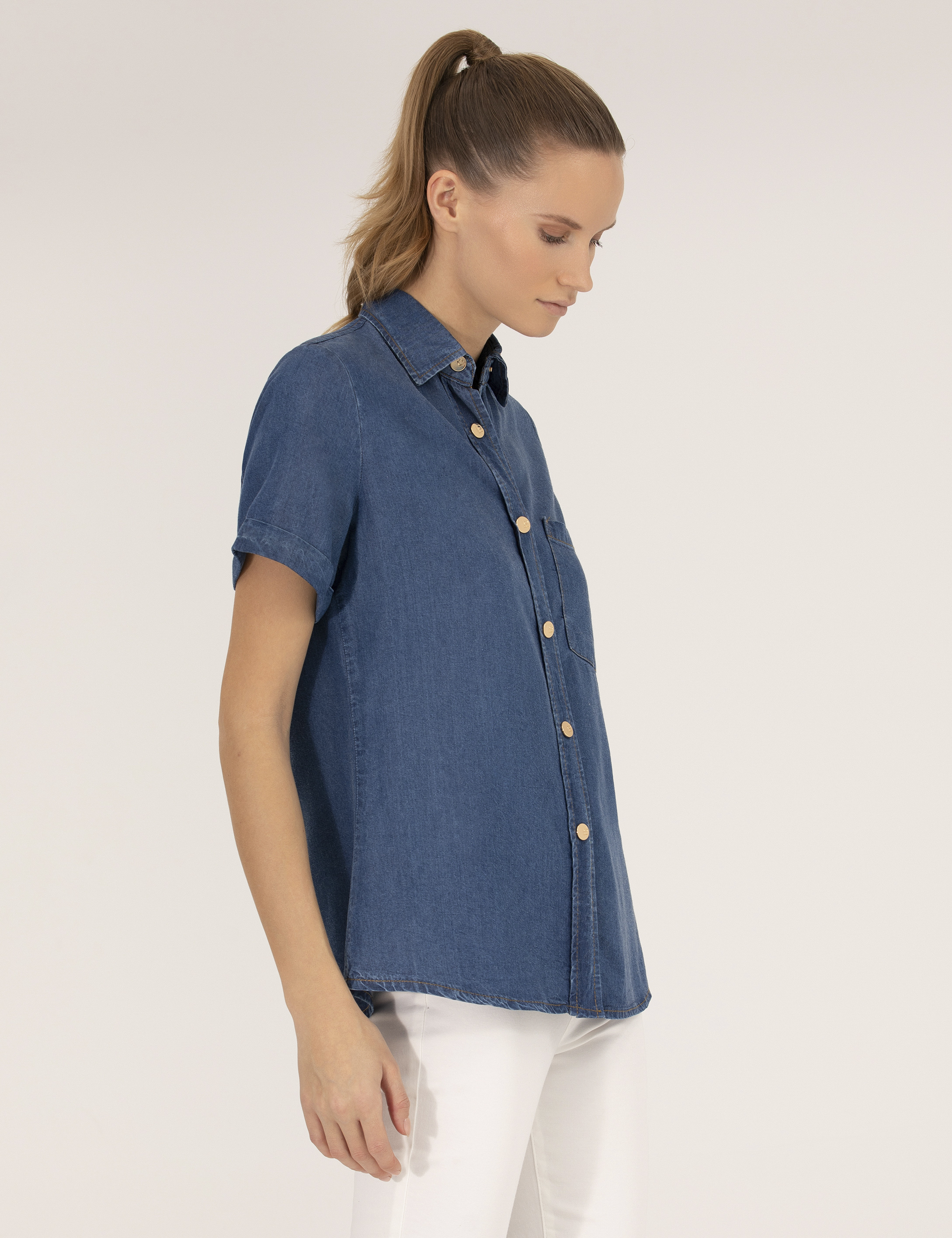 Mavi Regular Fit Jean Gömlek