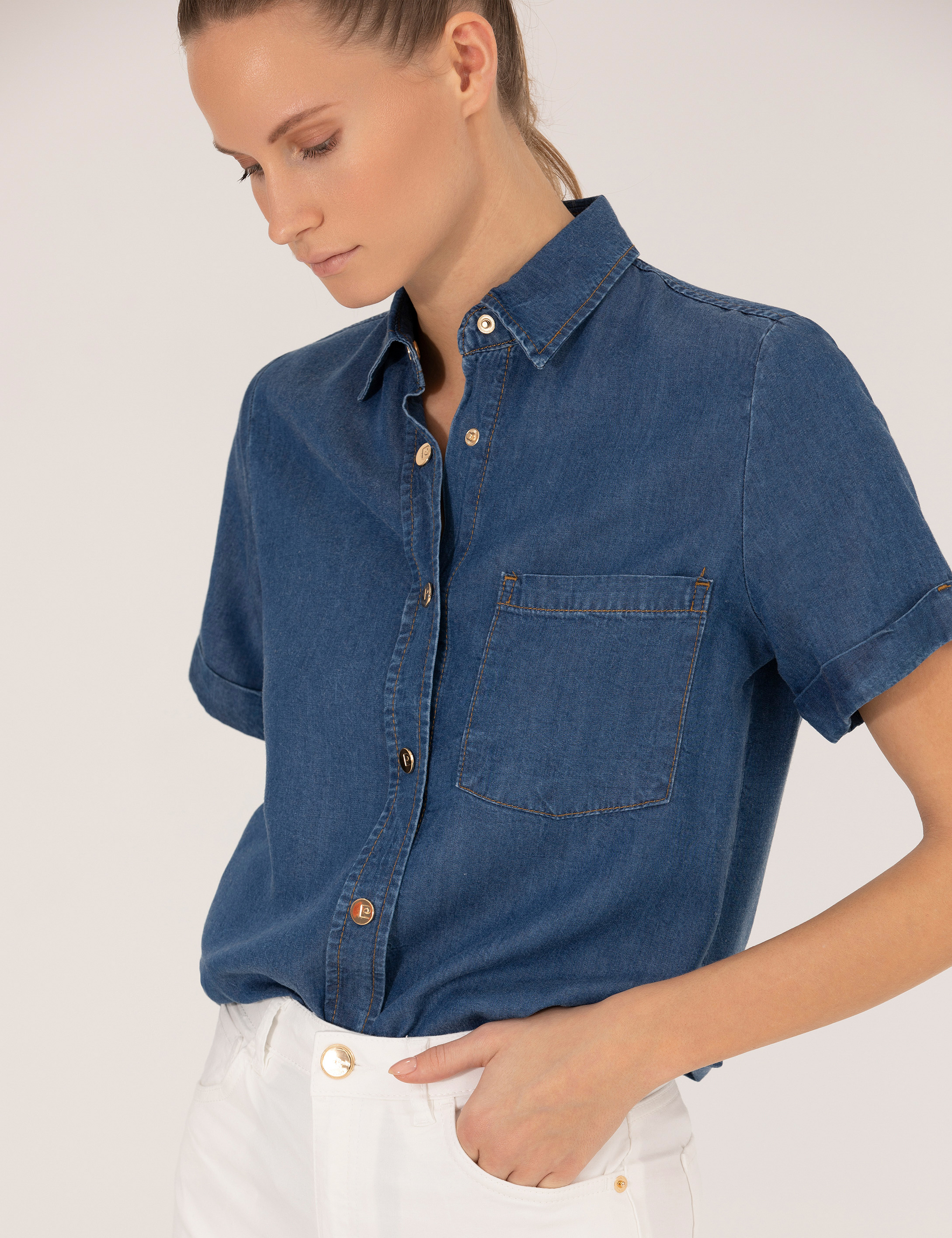 Mavi Regular Fit Jean Gömlek