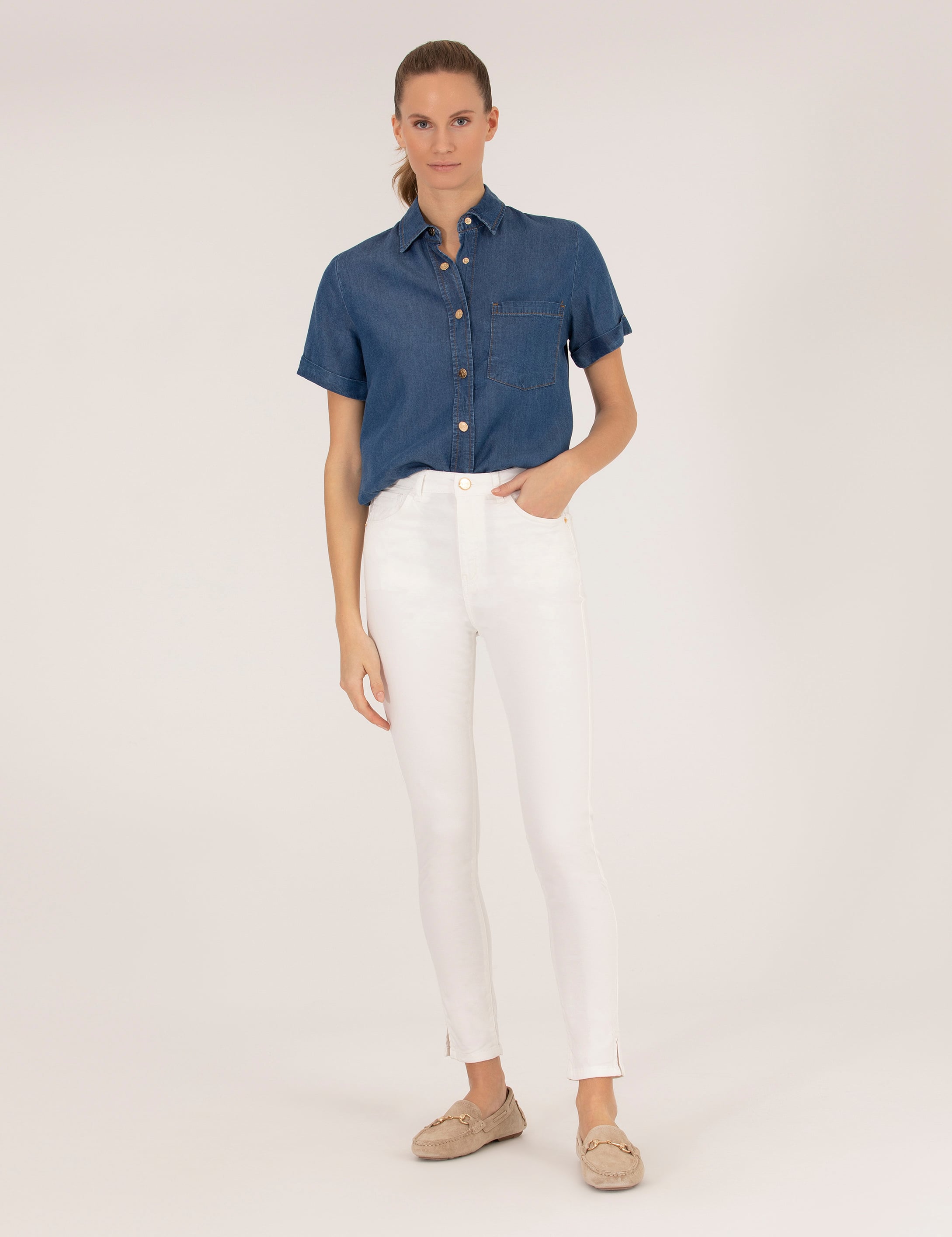 Mavi Regular Fit Jean Gömlek
