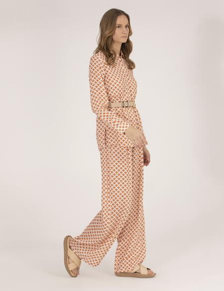 Turuncu Yüksek Bel Loose Fit Pantolon - 50265948004