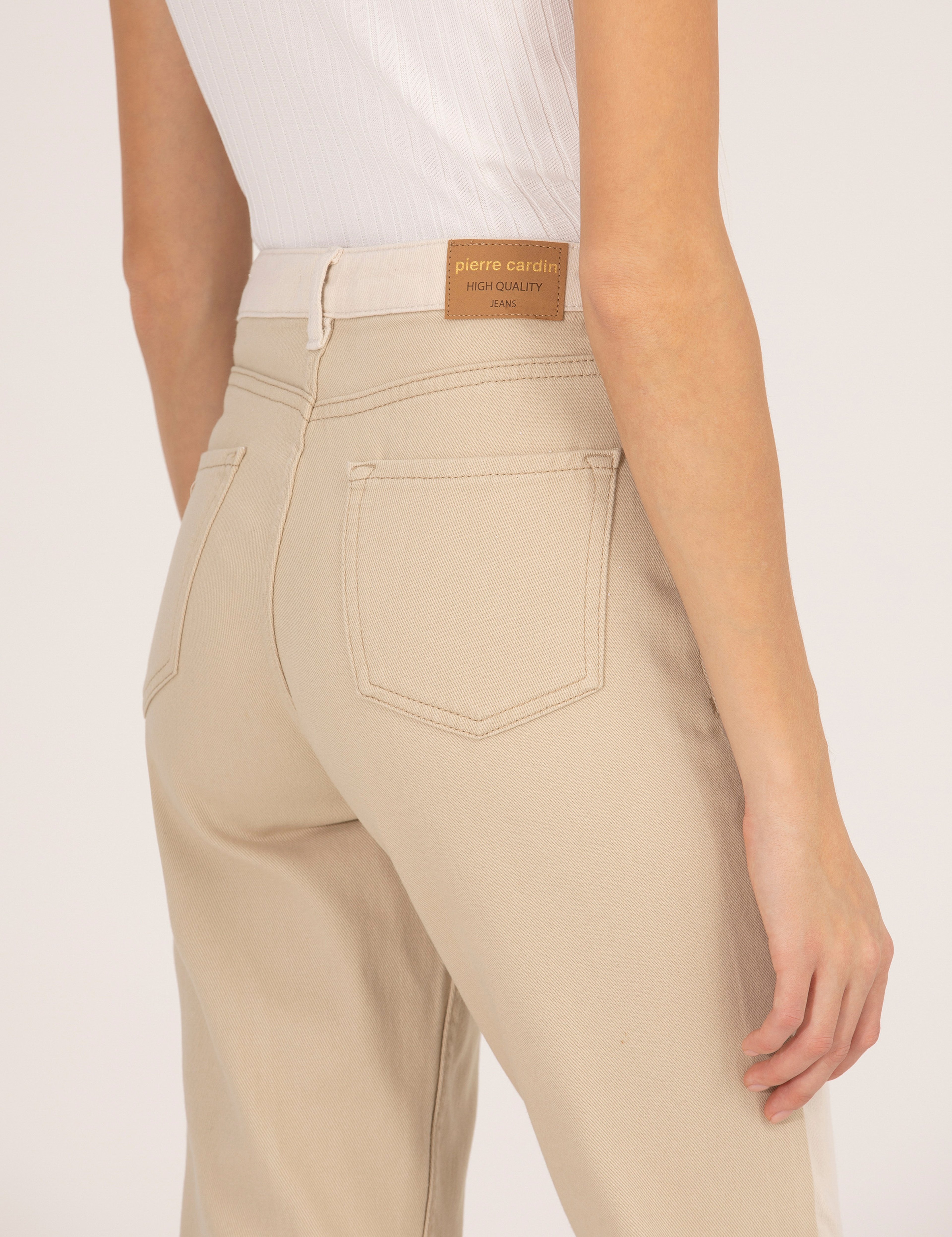 Bej Jean Pantolon - Image 7