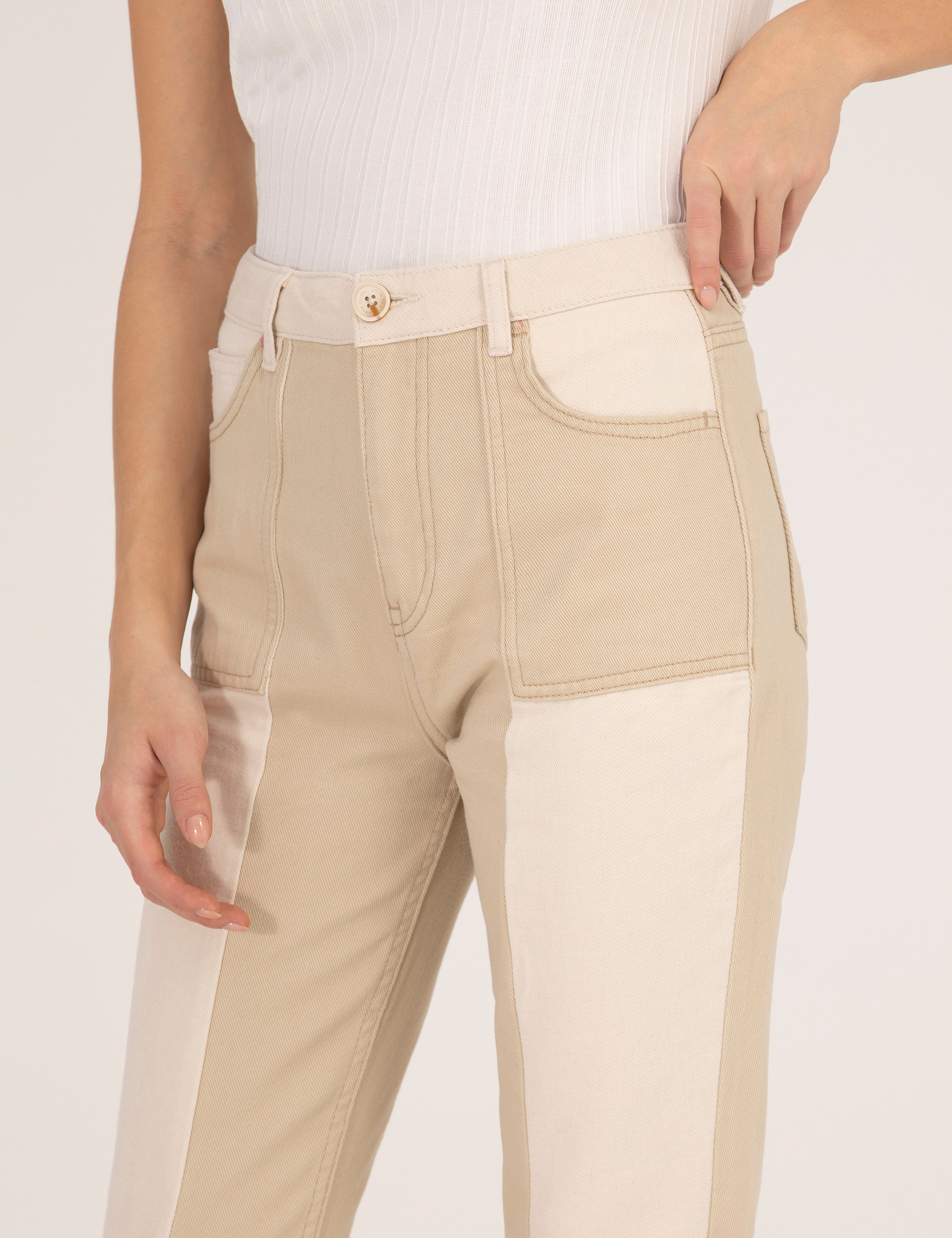 Bej Jean Pantolon