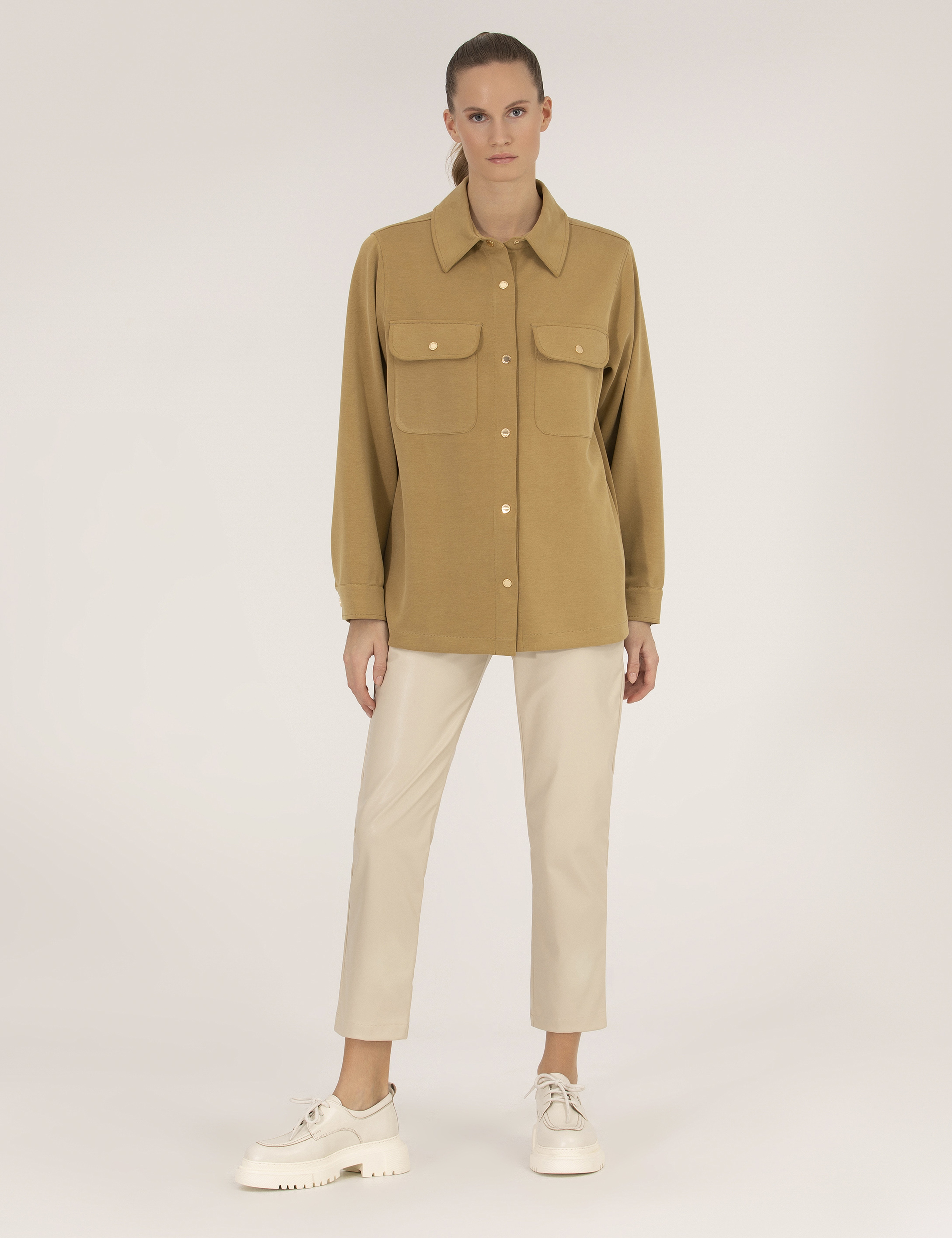 Yeşil Oversize Örme Hırka - Image 4