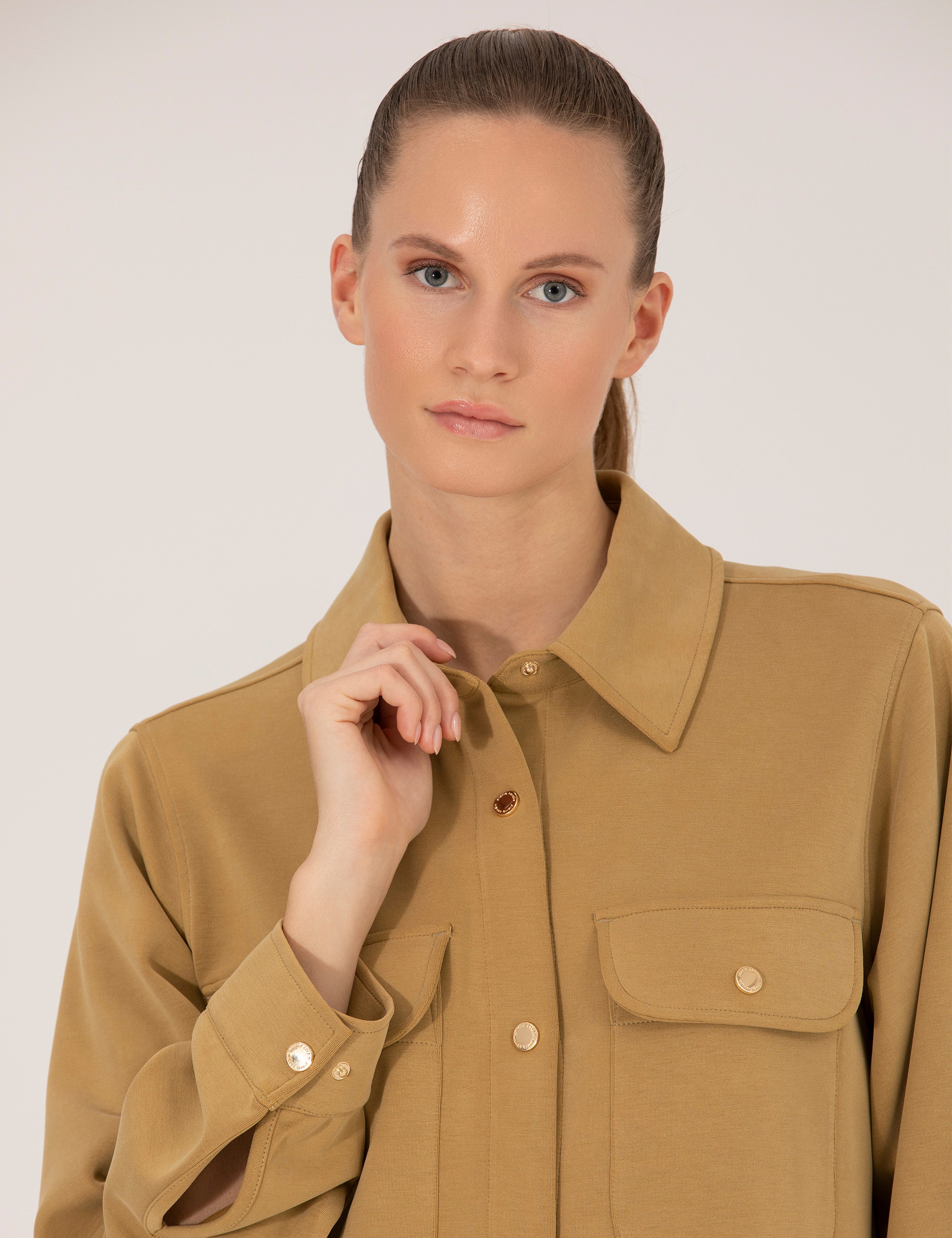 Yeşil Oversize Örme Hırka - Image 2