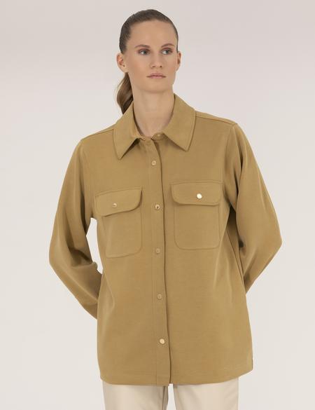 Yeşil Oversize Örme Hırka - 50268505008