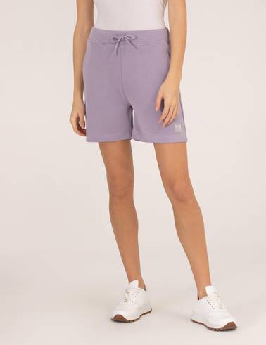 Lila Comfort Fit Örme Şort