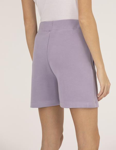 Lila Comfort Fit Örme Şort - 50269445024