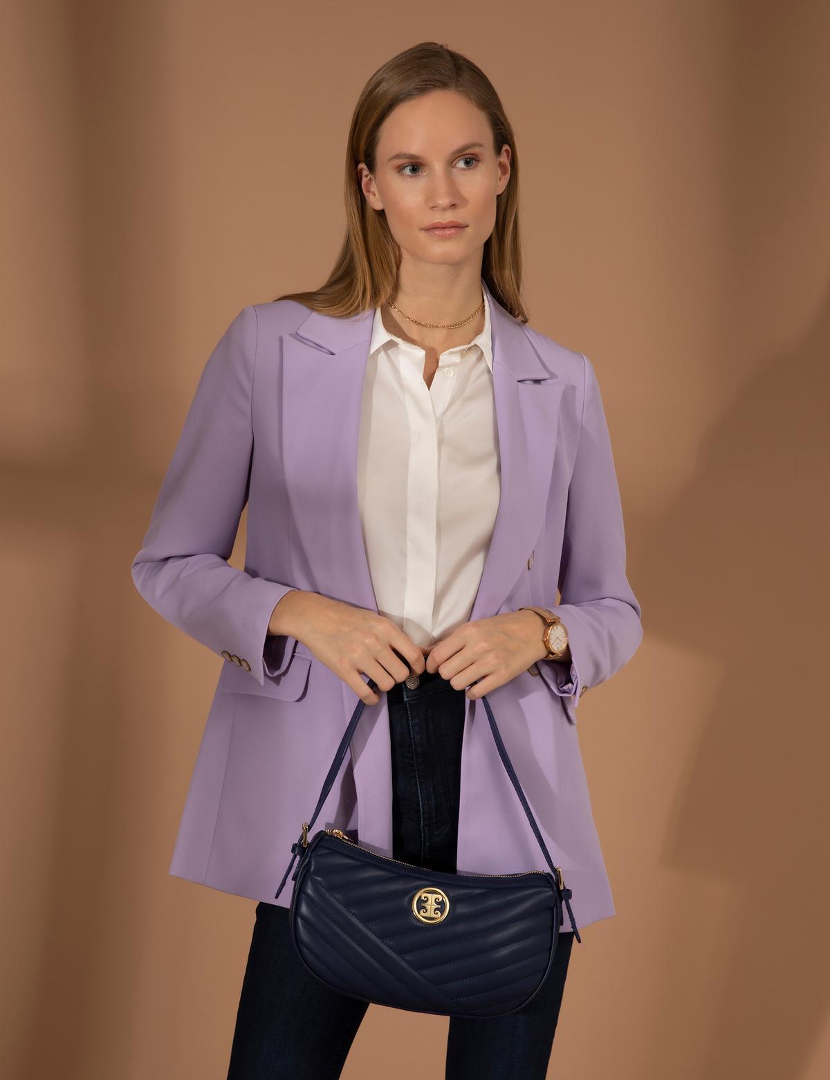 Lacivert Omuz Çantası