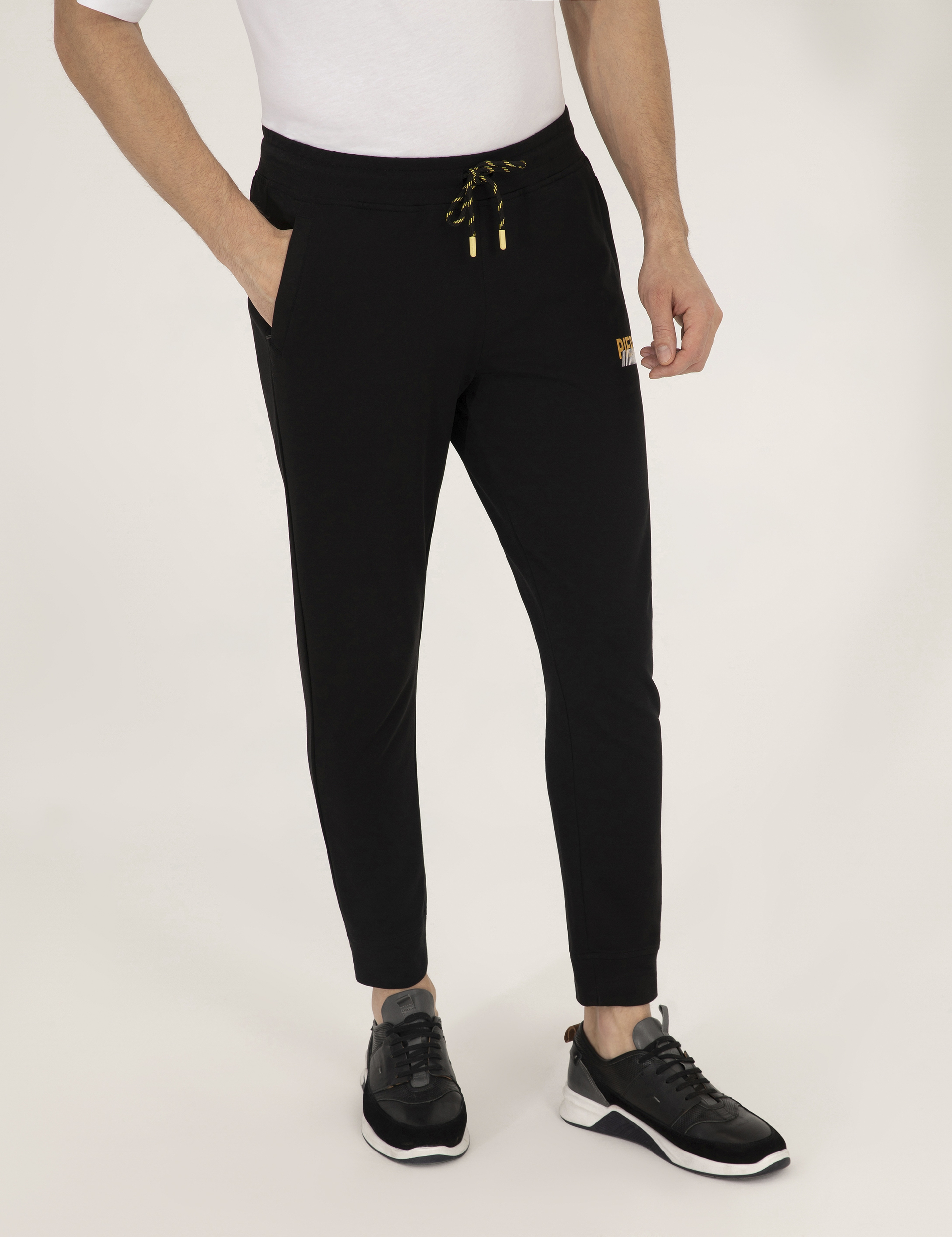 Siyah Ex. Slim Fit Eşofman Altı - Image 3