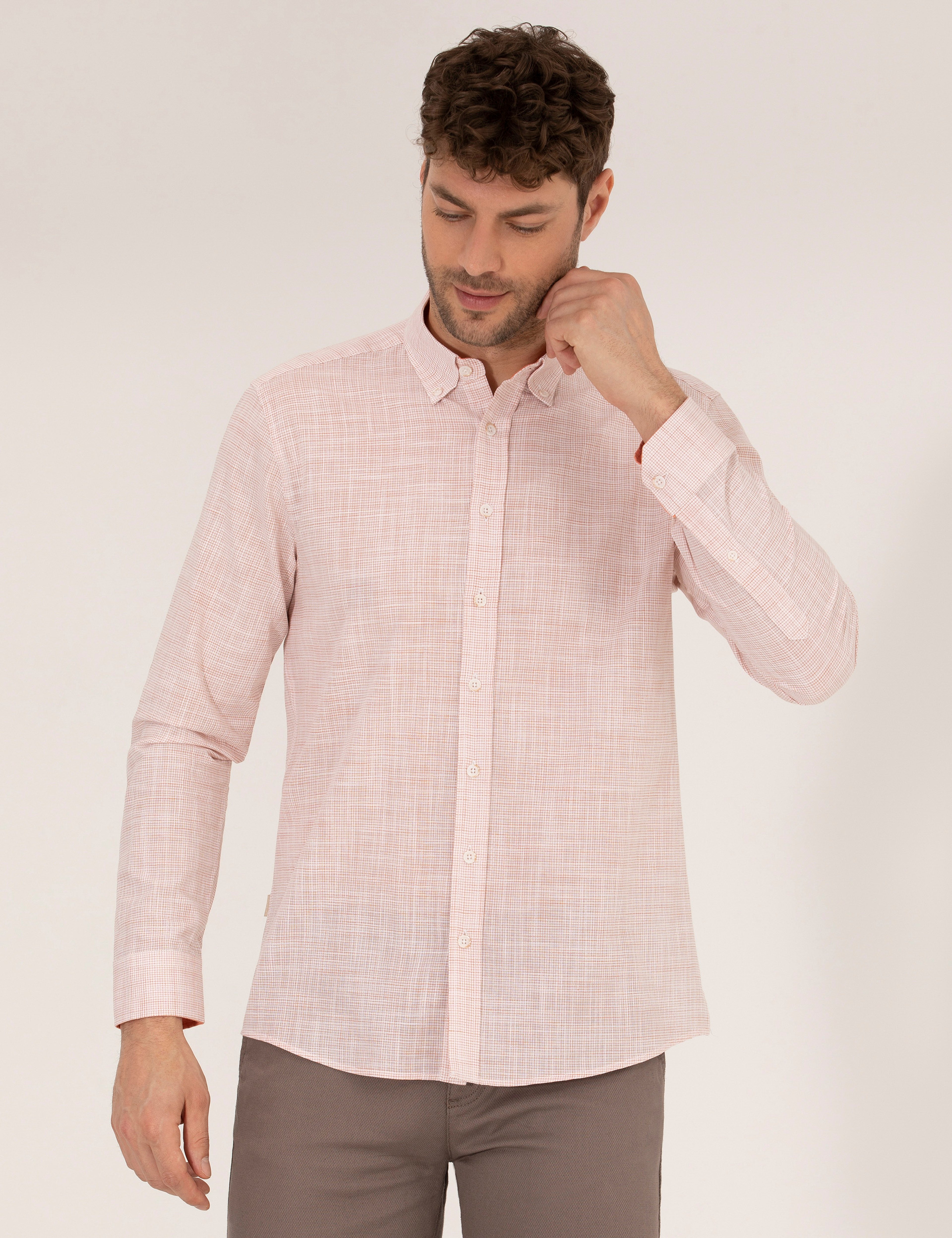 Tarçın Regular Fit Uzun Kollu Gömlek - Image 1