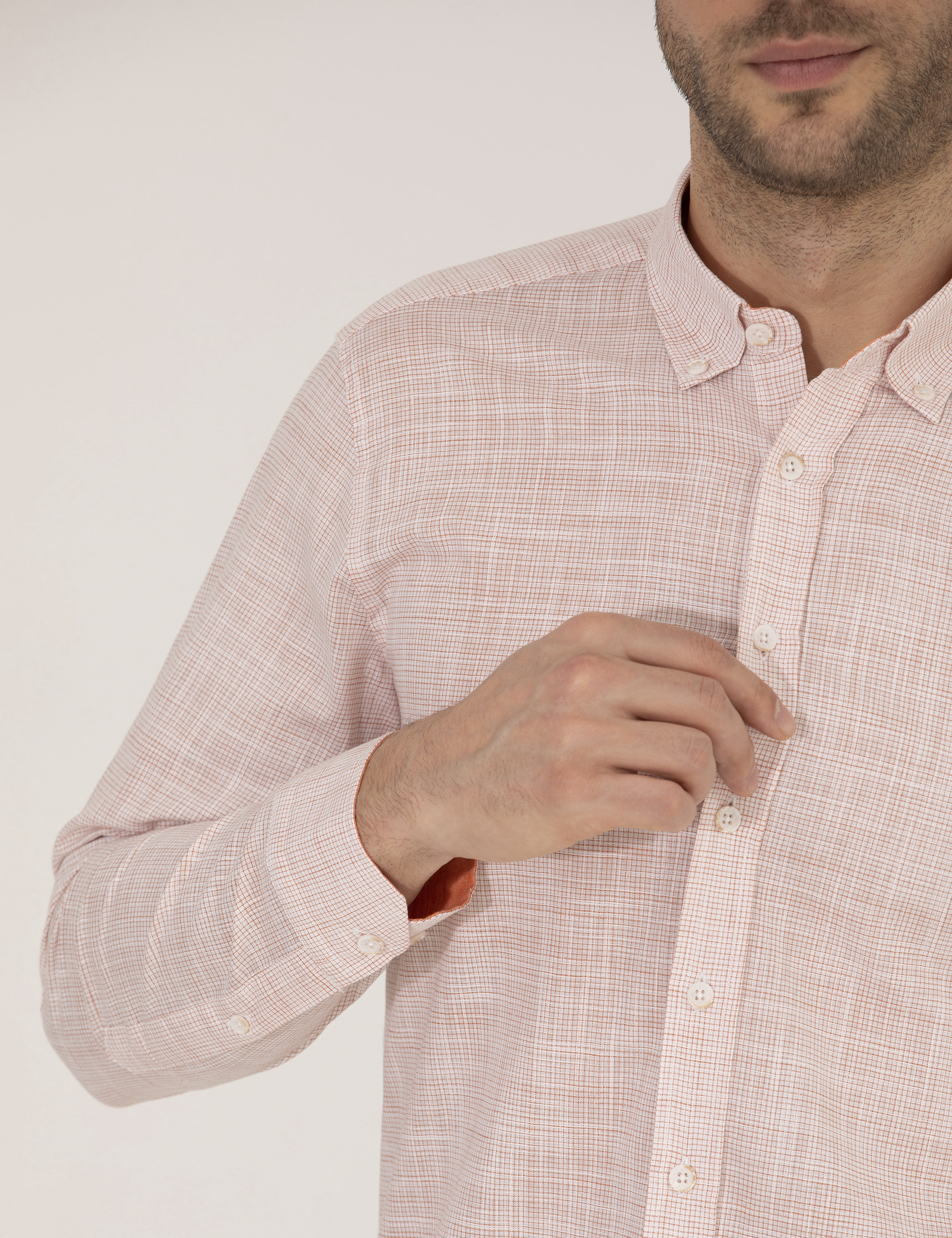 Tarçın Regular Fit Uzun Kollu Gömlek - Image 7