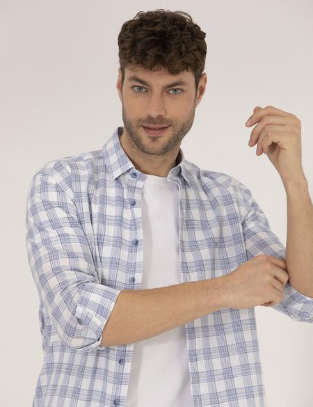 Mavi Regular Fit Uzun Kollu Gömlek - 50264948023