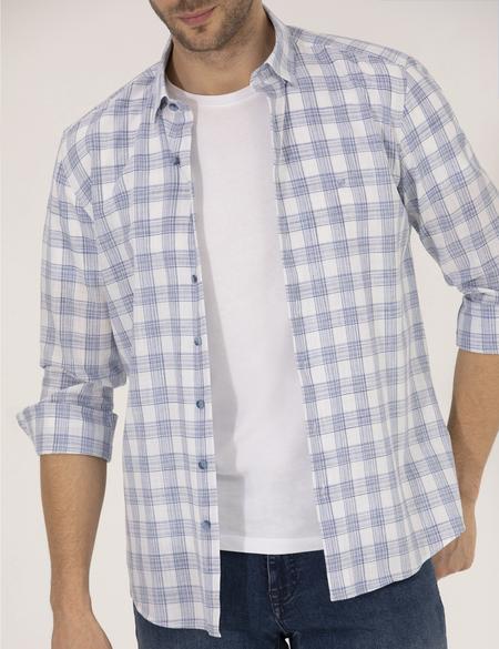 Mavi Regular Fit Uzun Kollu Gömlek - 50264948023