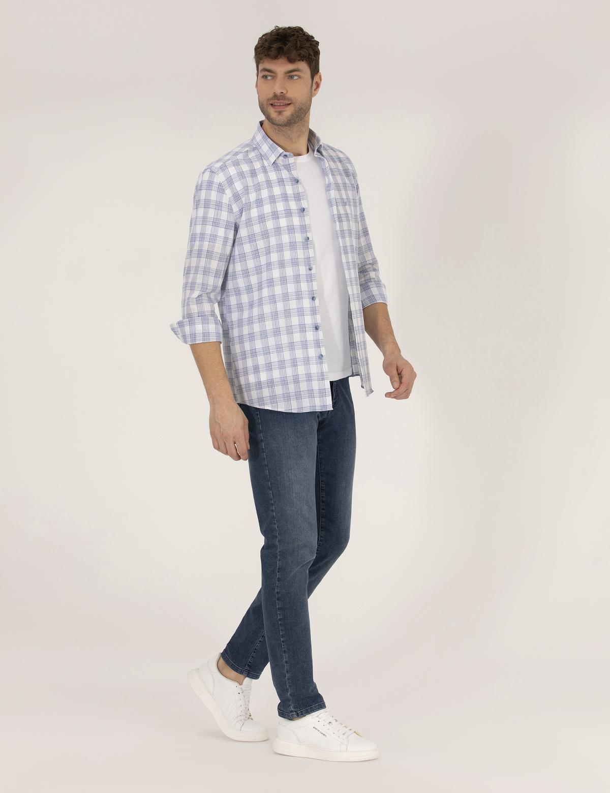 Mavi Regular Fit Uzun Kollu Gömlek - 50264948023