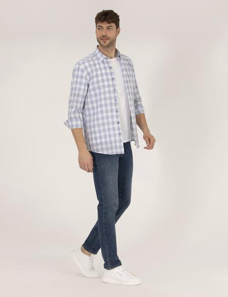 Mavi Regular Fit Uzun Kollu Gömlek - 50264948023