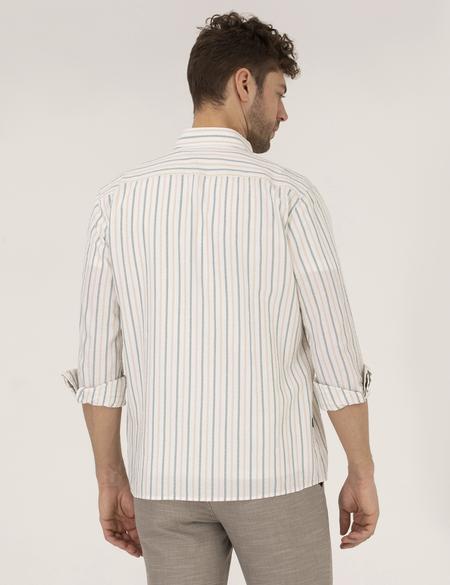 Haki Regular Fit Uzun Kollu Gömlek - 50265076024