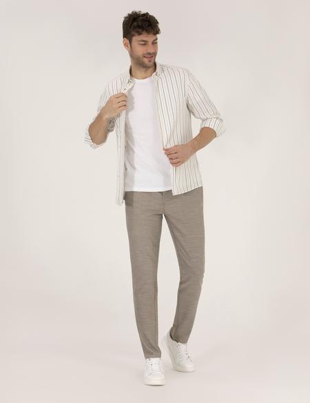 Haki Regular Fit Uzun Kollu Gömlek - 50265076024