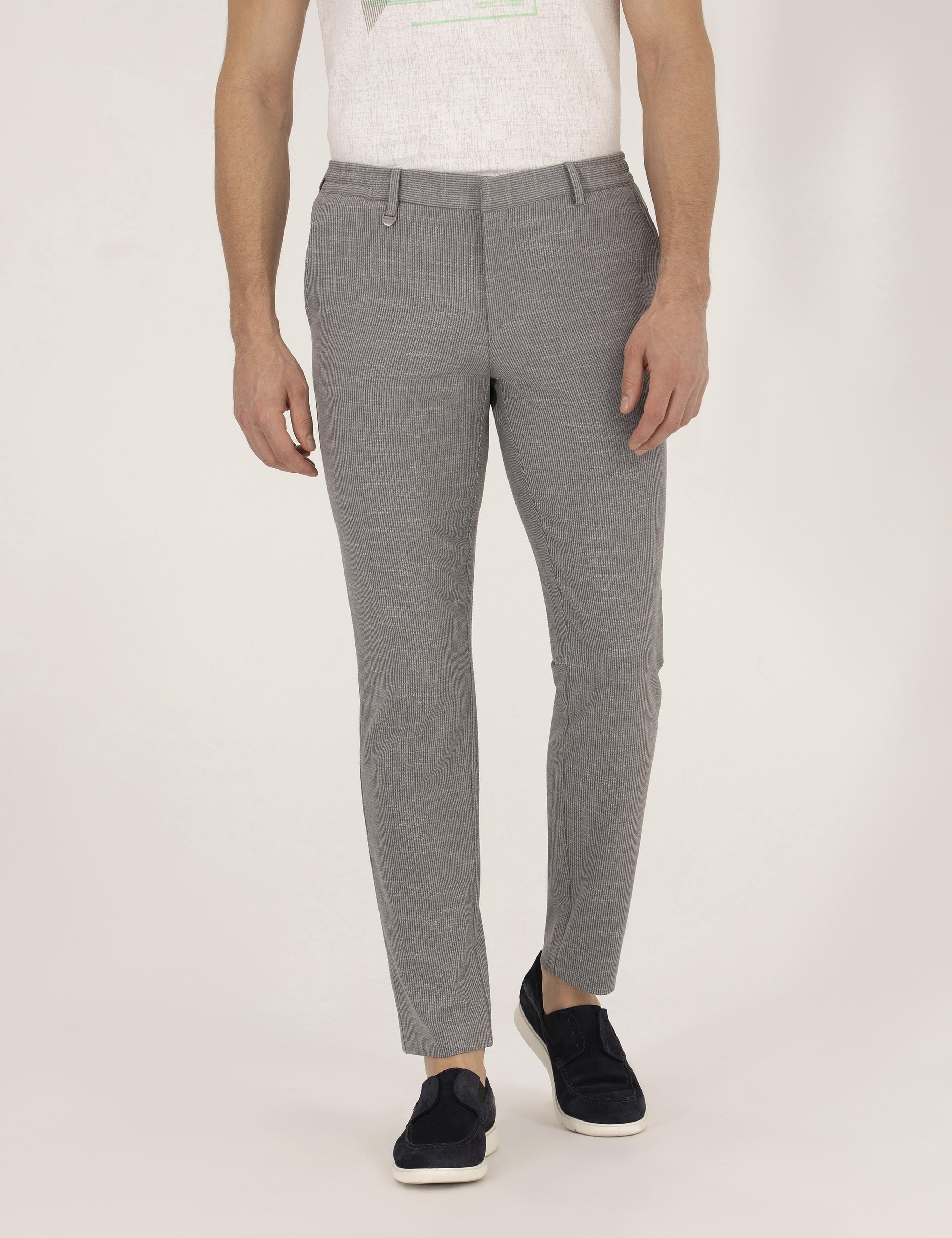 Gri Ex. Slim Fit Kumaş Pantolon