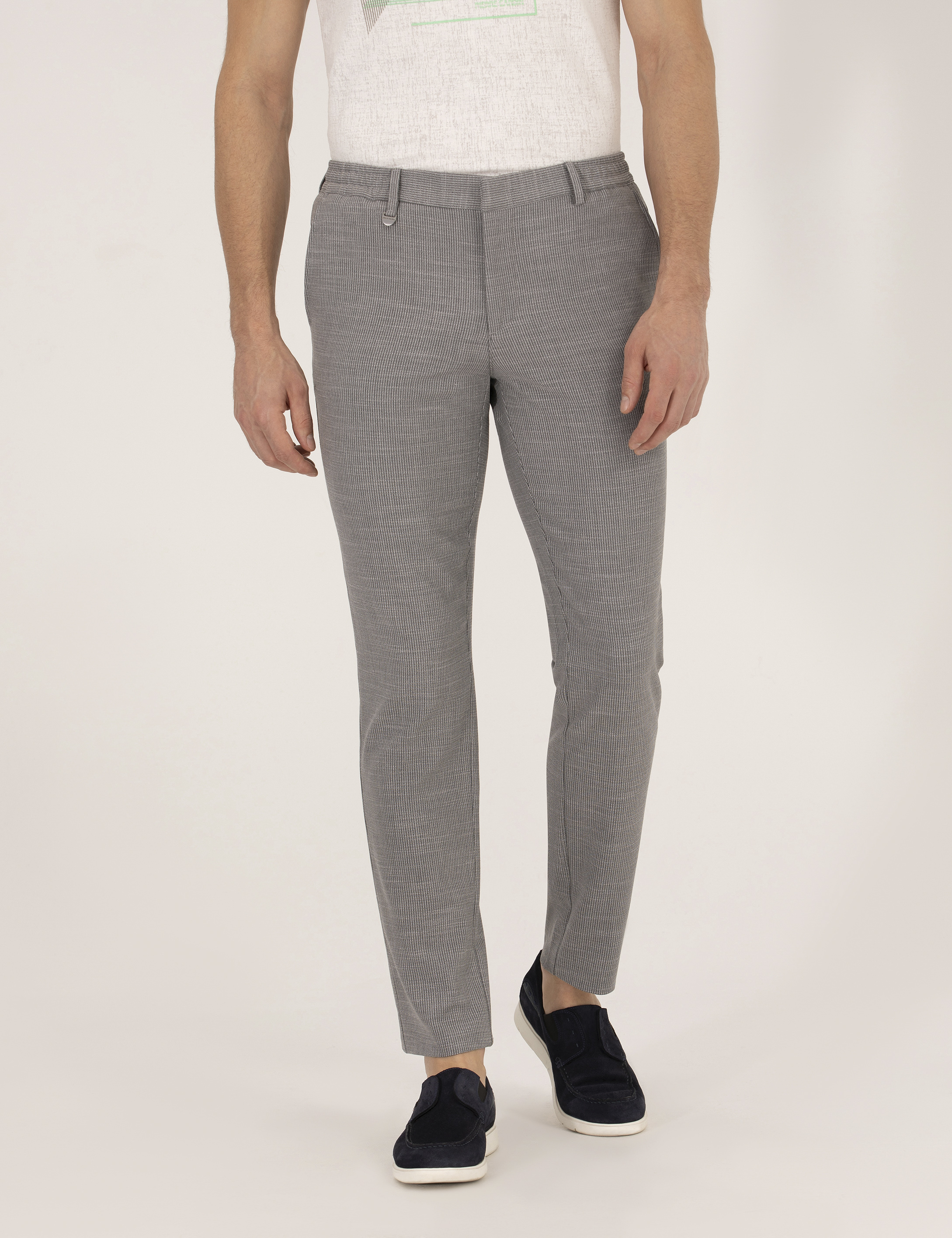 Gri Ex. Slim Fit Kumaş Pantolon