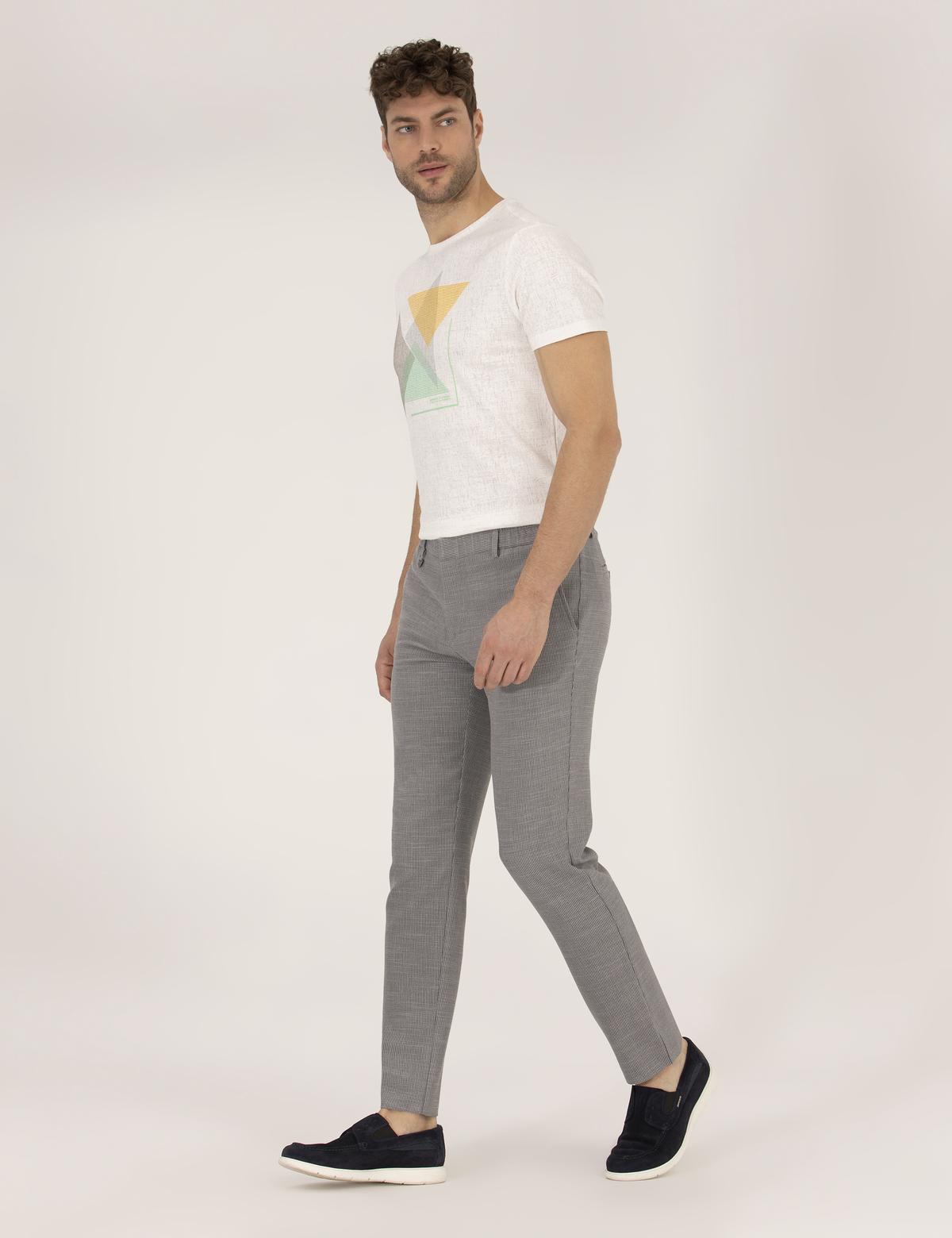 Gri Ex. Slim Fit Kumaş Pantolon - 50265091006