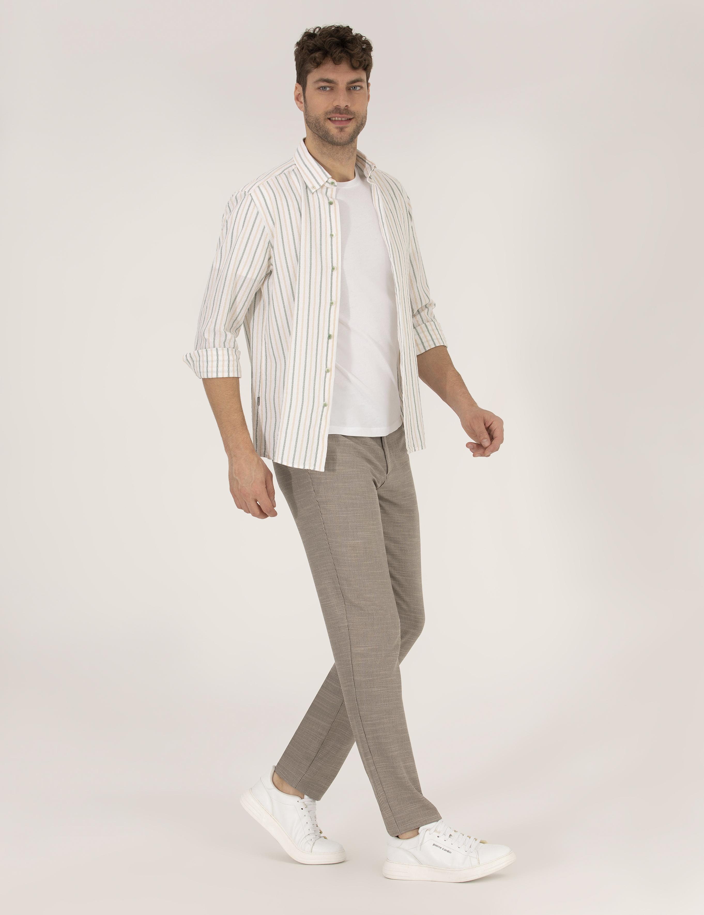 Açık Kahverengi Ex. Slim Fit Kumaş Pantolon