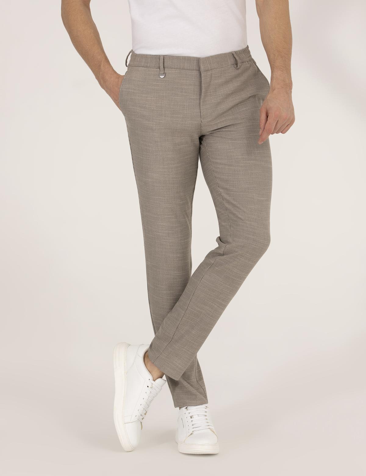 Açık Kahverengi Ex. Slim Fit Kumaş Pantolon - 50265091113