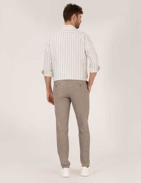 Açık Kahverengi Ex. Slim Fit Kumaş Pantolon - 50265091113