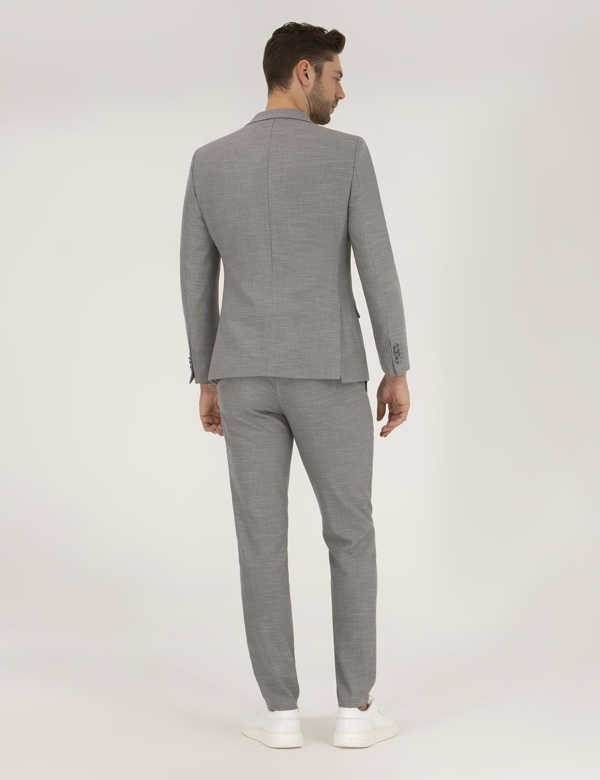 Gri Ex. Slim Fit Takım Elbise - 50266046077