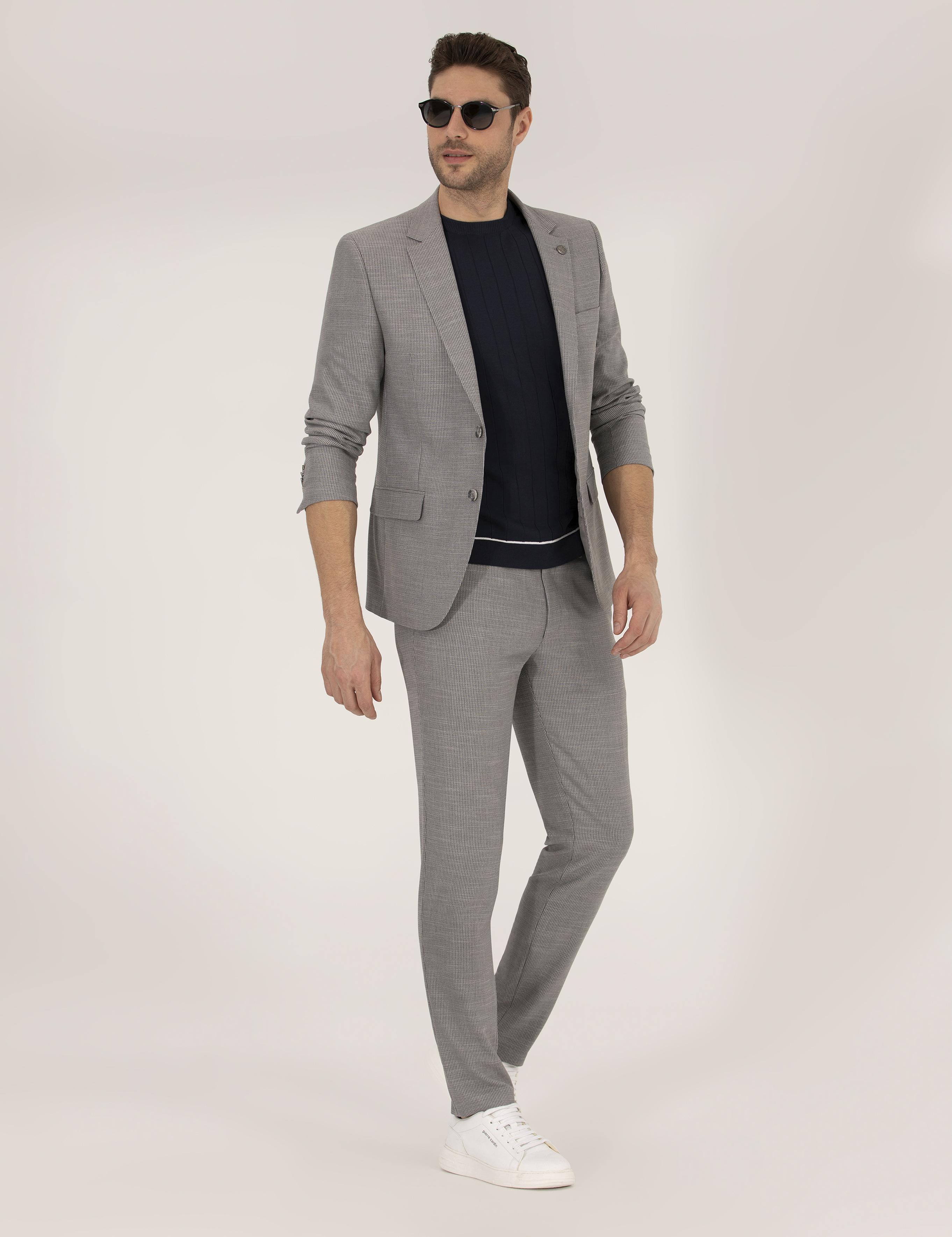 Gri Ex. Slim Fit Takım Elbise