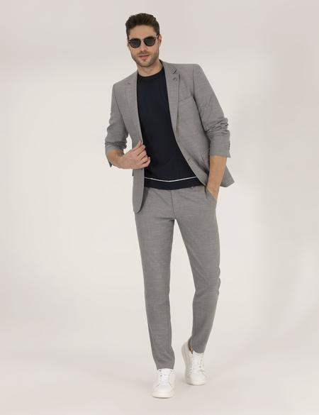 Gri Ex. Slim Fit Takım Elbise - 50266046077