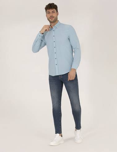 Aqua Slim Fit Uzun Kollu Gömlek