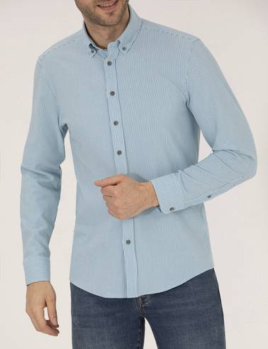Aqua Slim Fit Uzun Kollu Gömlek