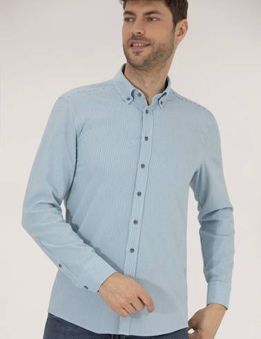 Aqua Slim Fit Uzun Kollu Gömlek