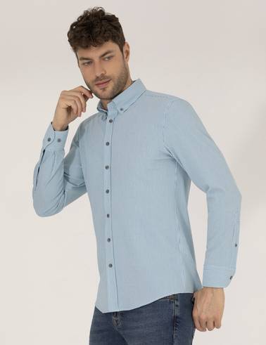 Aqua Slim Fit Uzun Kollu Gömlek
